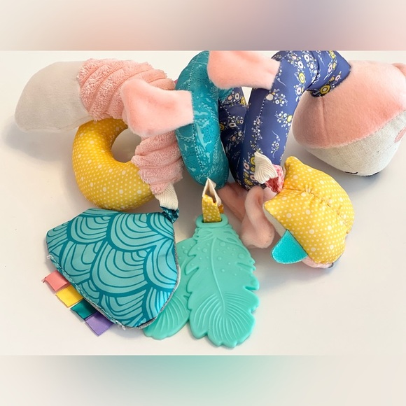 Infantino Pink Fox Go Gaga Spiral Car Seat Activity Toy, BPA Free , 0+ Months - Picture 7 of 11